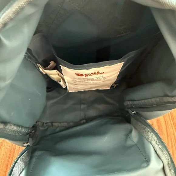 Kånken Mini Backpack - Blue and Tan - Picture 10 of 10